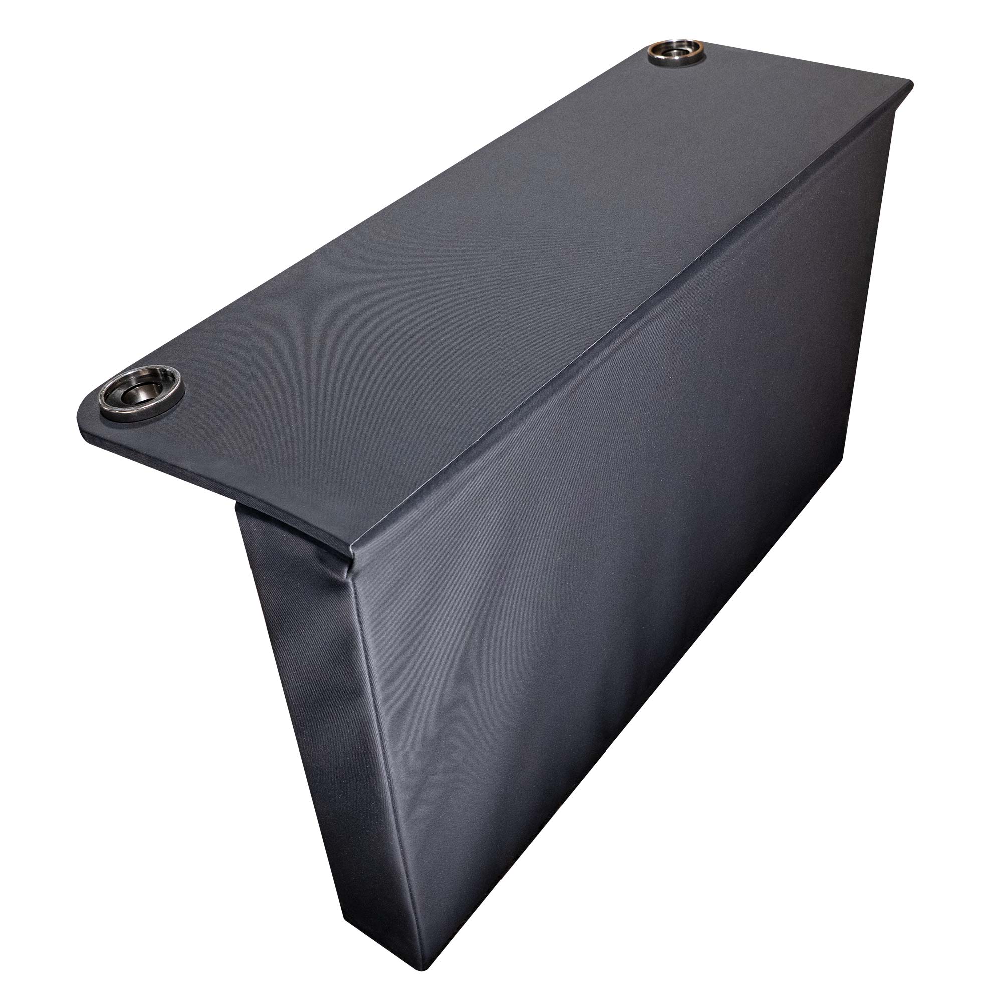 Transom fender with custom teak top