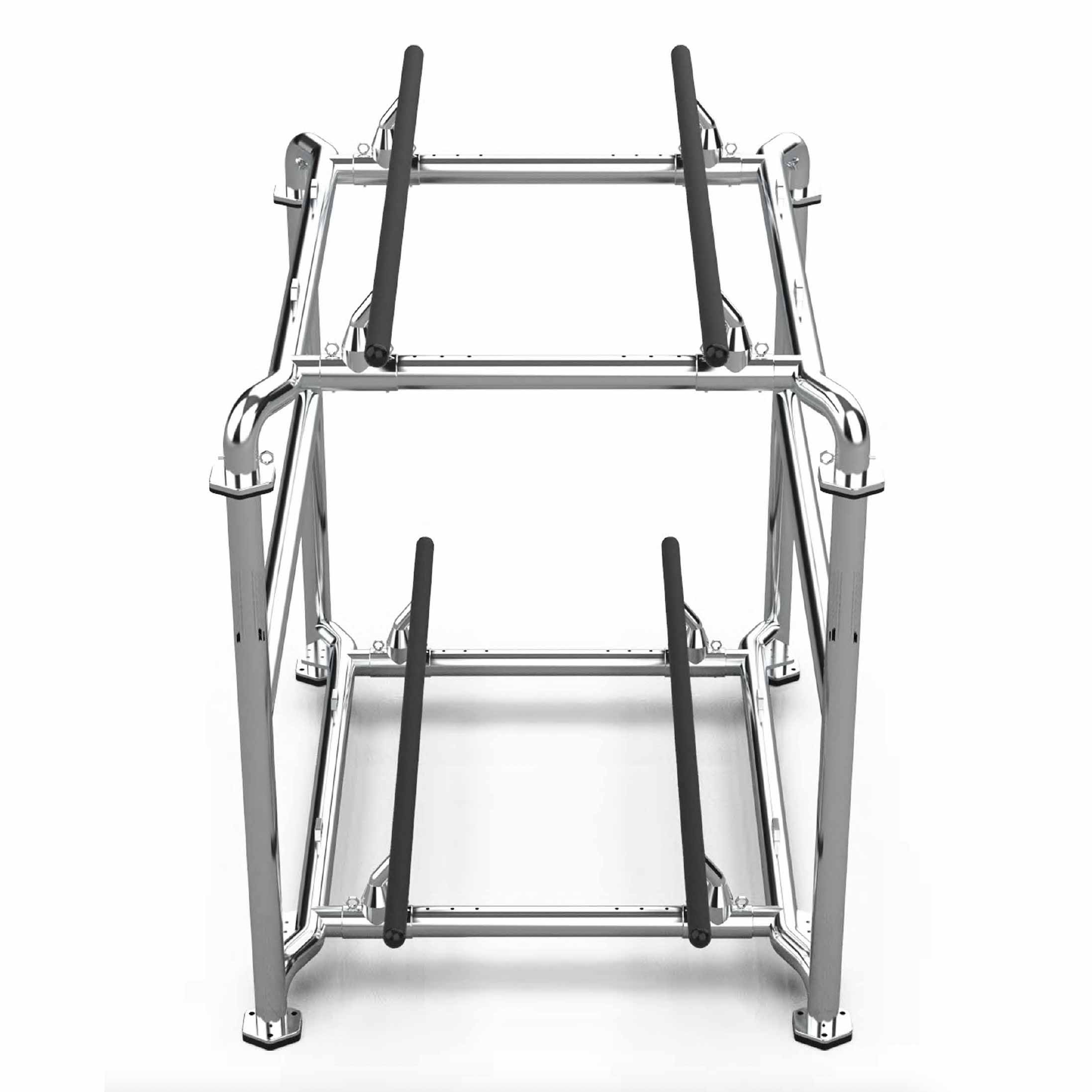 Pillar and transom fenders together