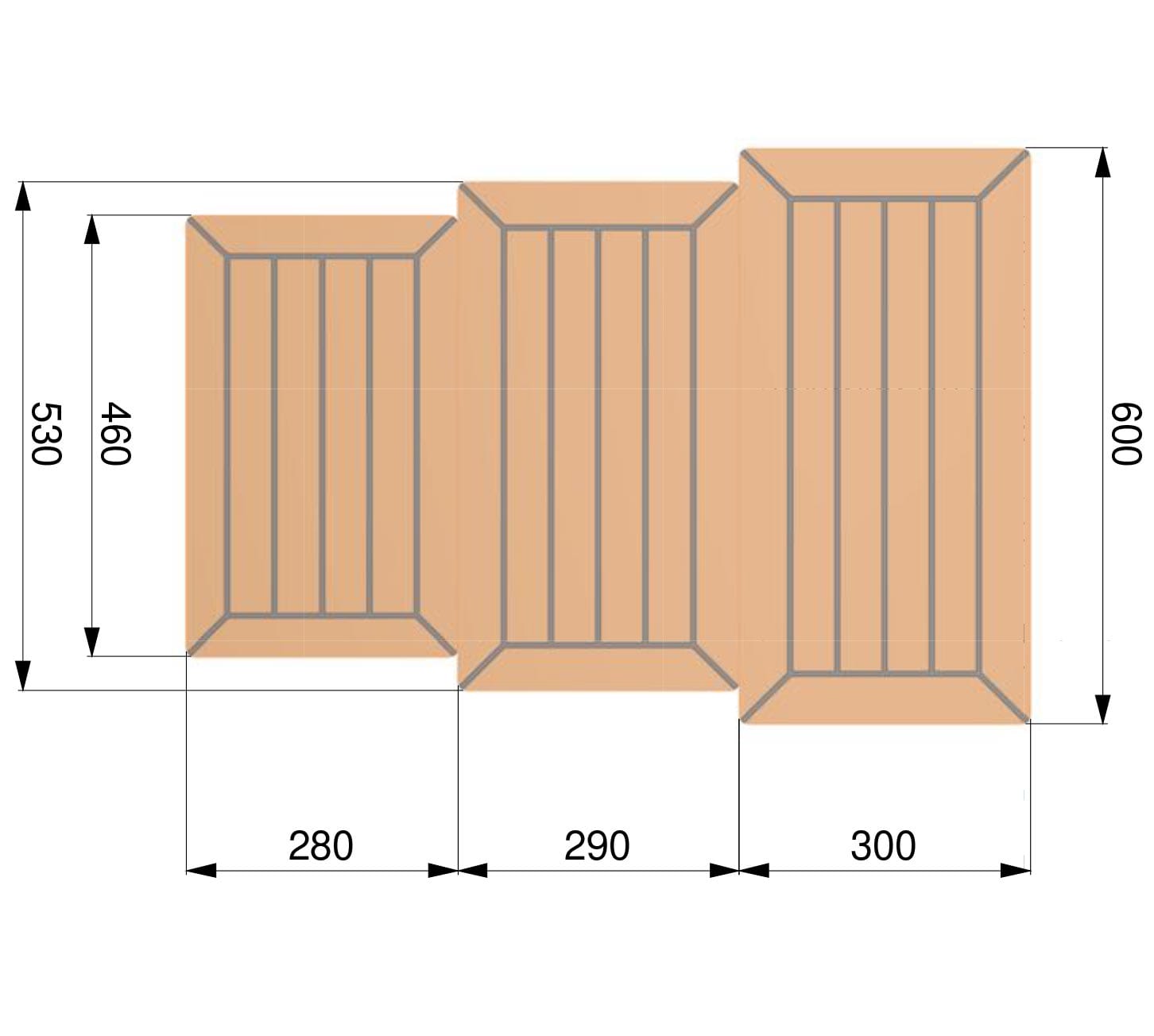 SSCo Retractable Dock Steps Above